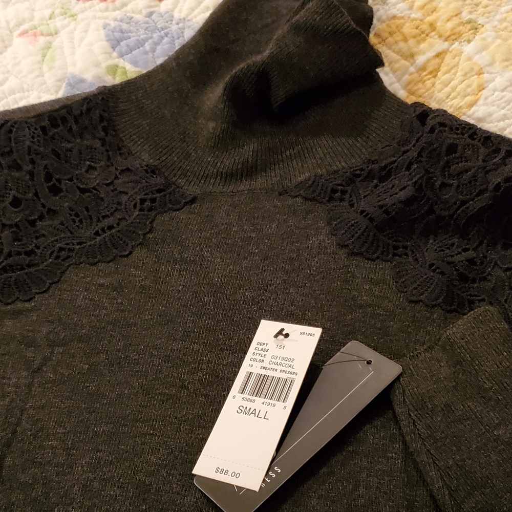 NWT Mock turtleneck sweater dress